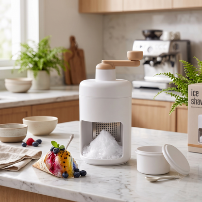 Portable Manual Ice Shaver | Snow Cone & Slush Maker