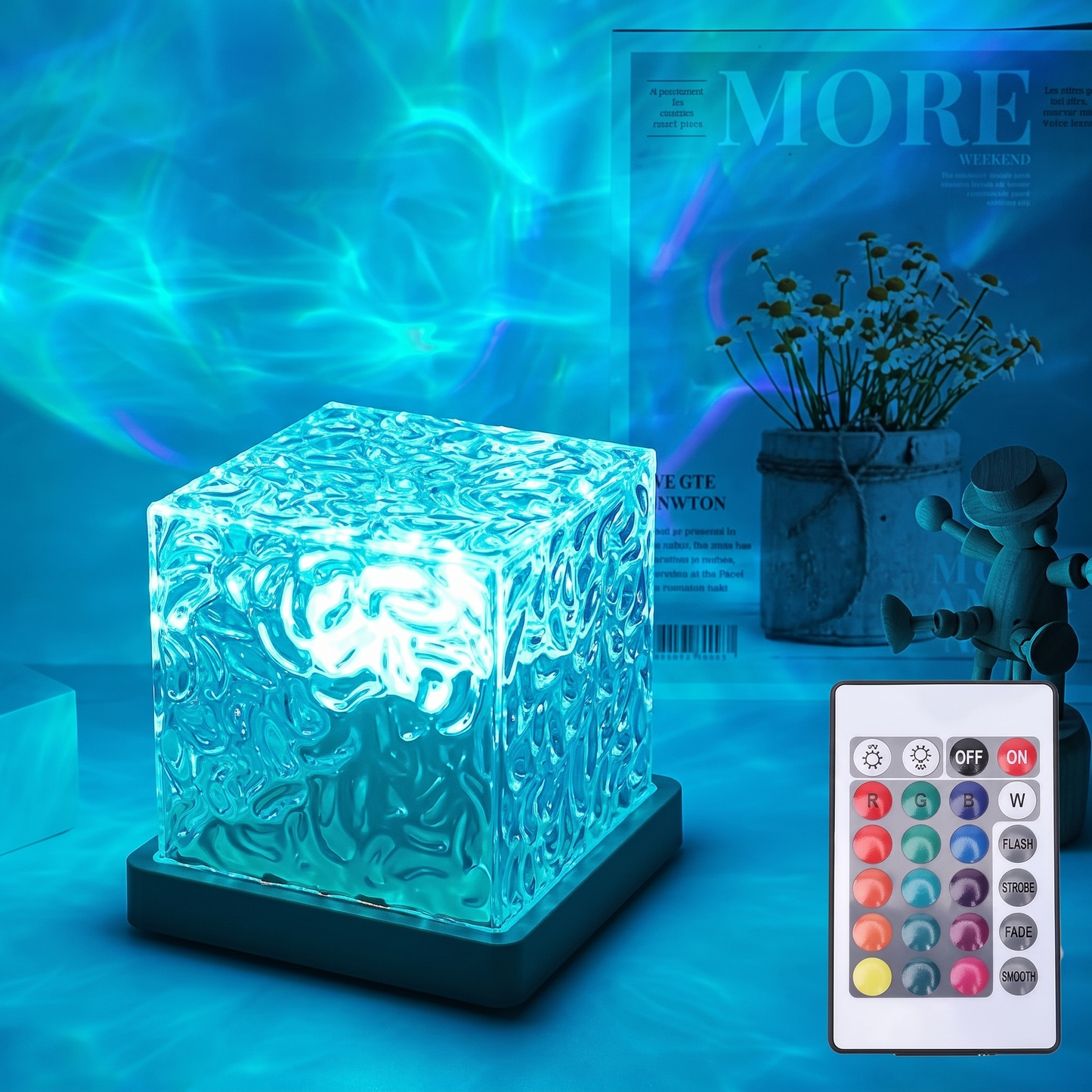 16 Colors Crystal Cube Ambient Light
