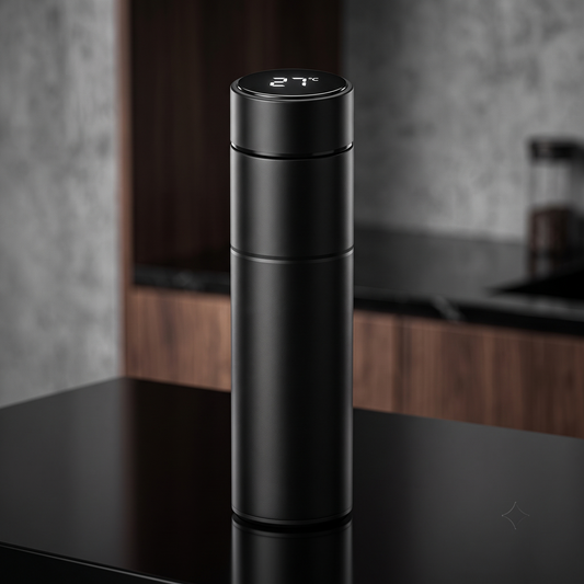 Temperature Display Thermos Water Bottle