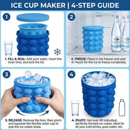 Silicone Ice Genie Cube Maker