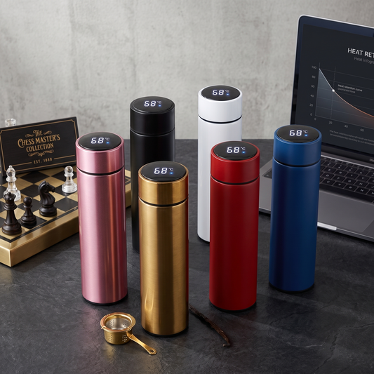Temperature Display Thermos Water Bottle