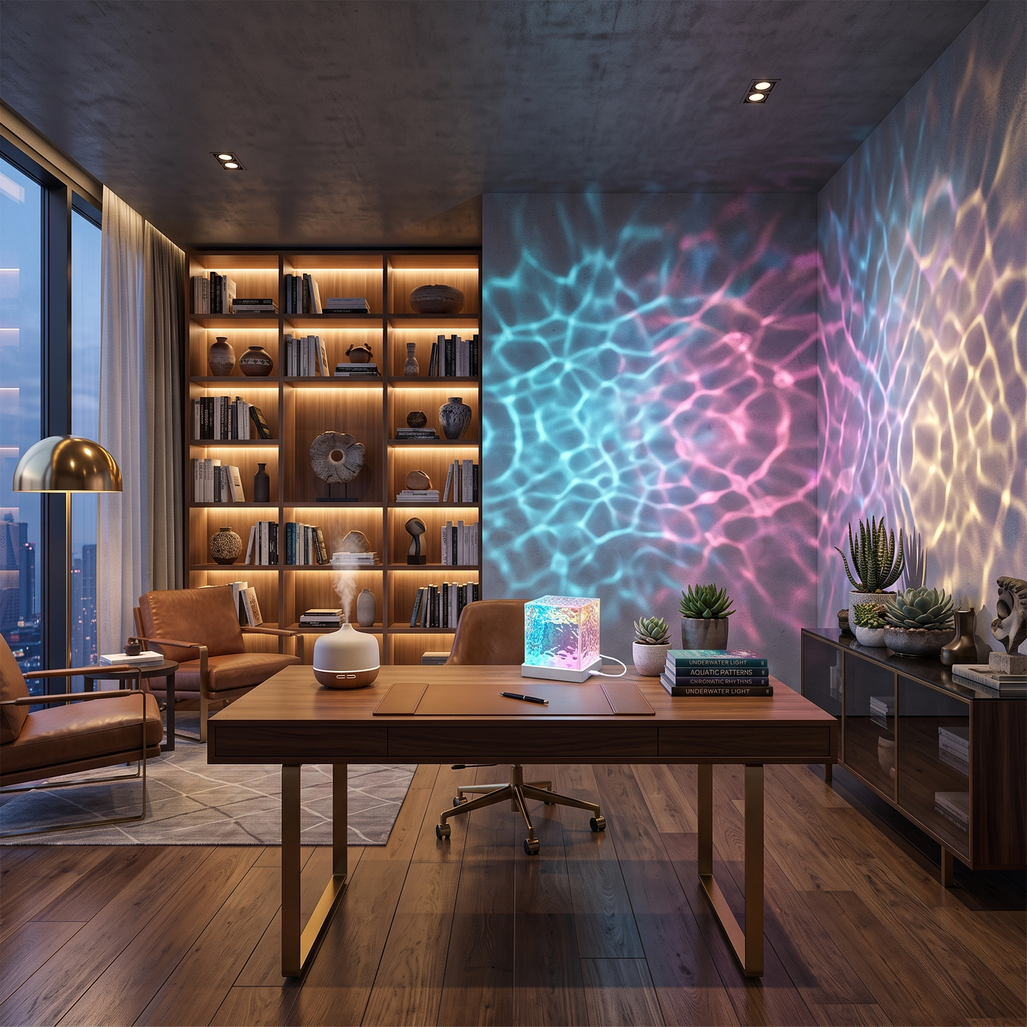 16 Colors Crystal Cube Ambient Light