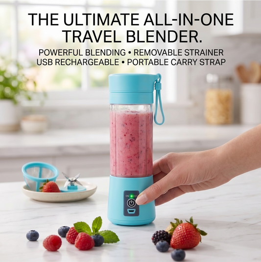 Portable 6-Blade USB Rechargeable Juicer Blender